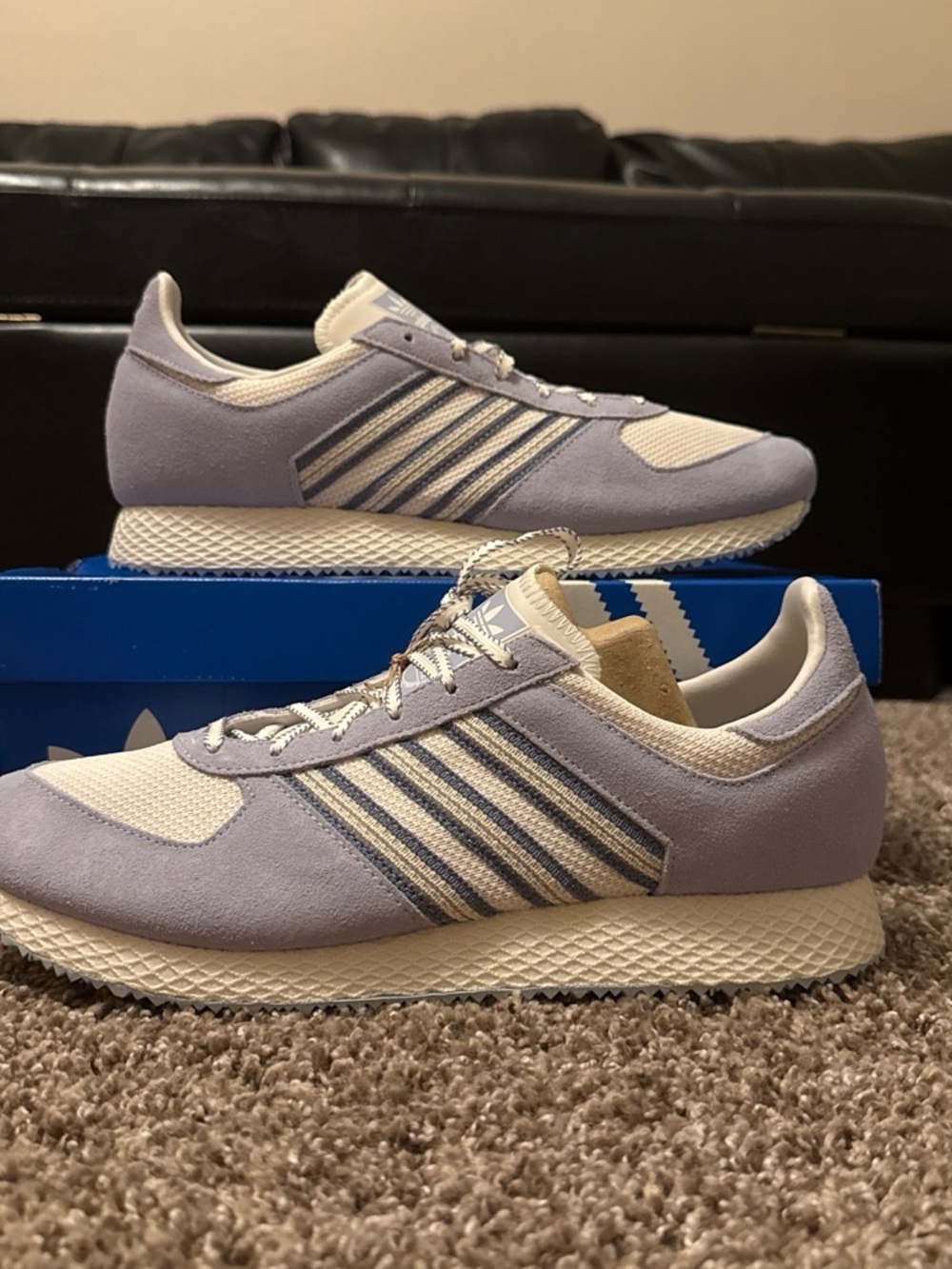 Light Lavender Retro Runner Sneakers f